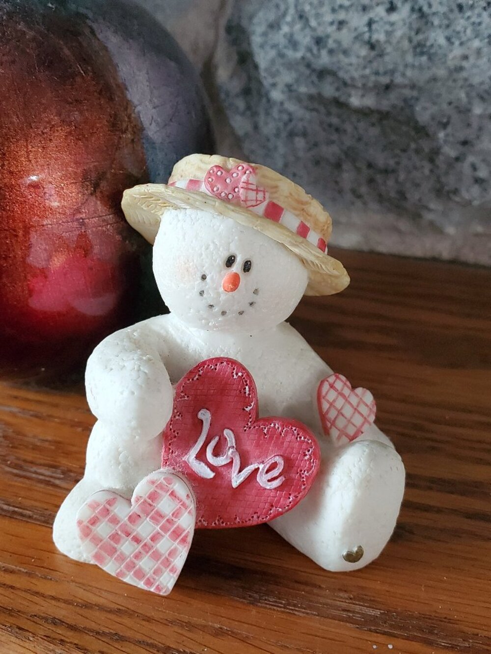 Sarah's Attic SnoWonders February Snowman VINTAGE